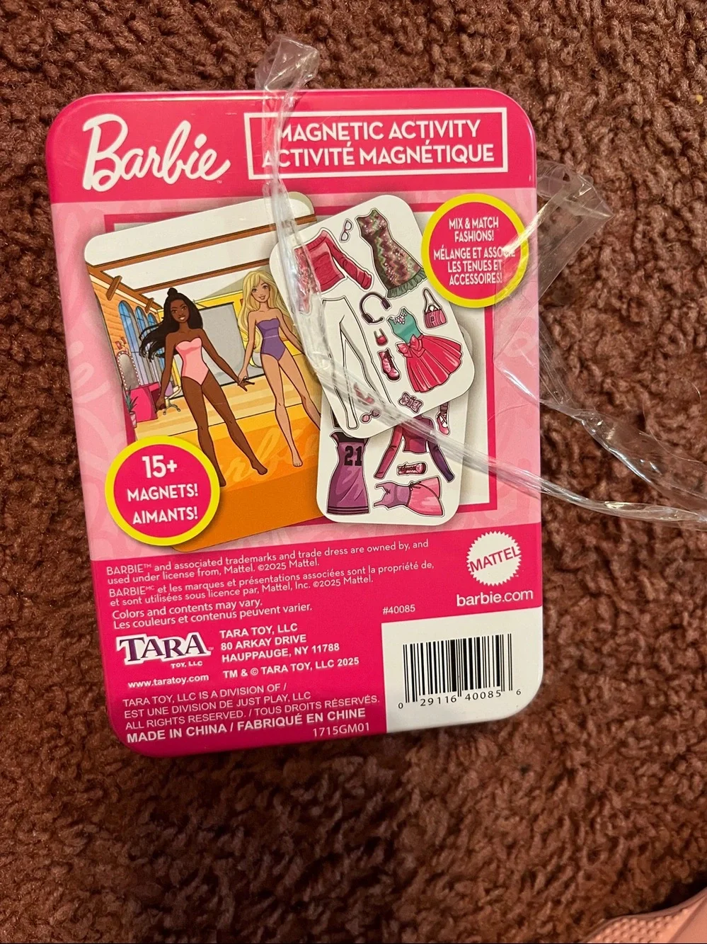 Barbie magnetic activity
